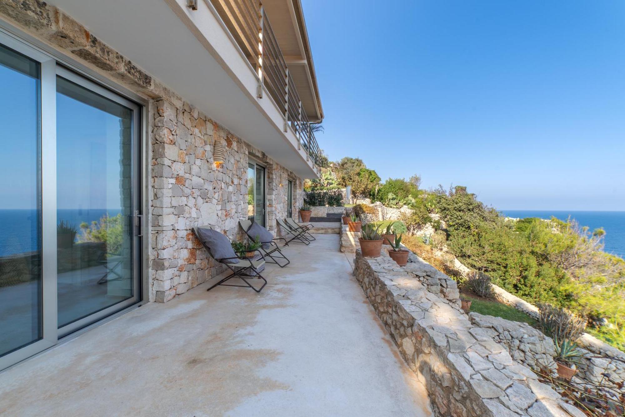 Villa Cliff Gagliano del Capo Eksteriør billede