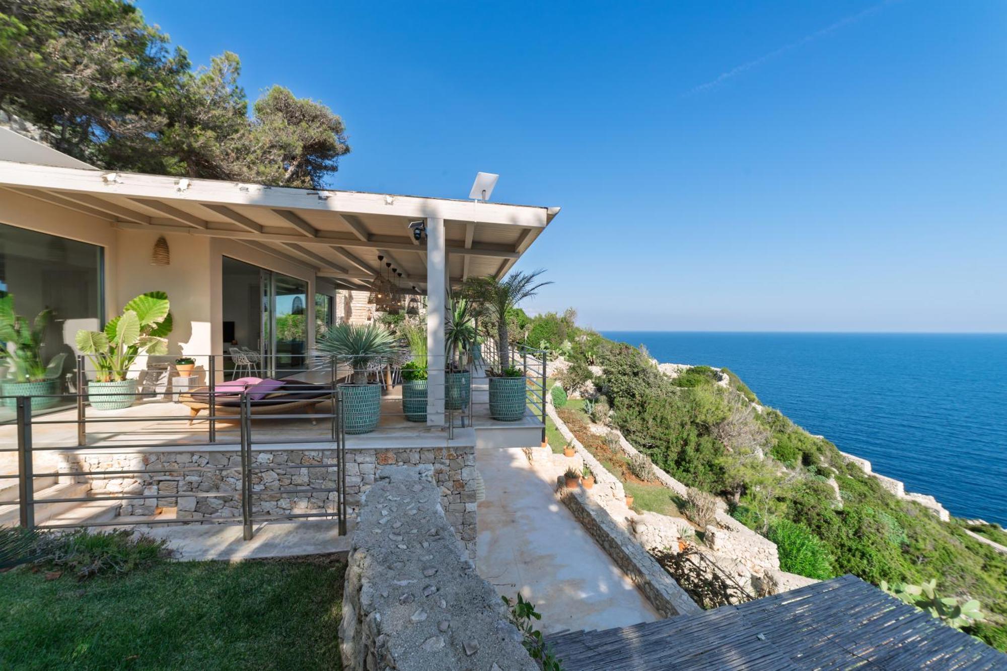 Villa Cliff Gagliano del Capo Eksteriør billede